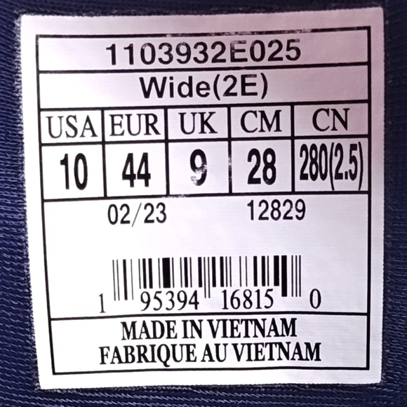 Brooks Ghost 15 Mens 10 Wide 2E Neutral Cushion Road Running Shoes Blue Orange - Picture 2 of 16